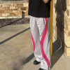 Custom Clothing Manufacturers 100% cotton Striped sweatpants