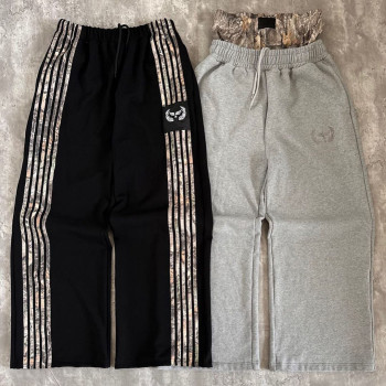 Custom Clothing Manufacturers Camouflage stripes Embroidered logo Pants