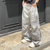 Custom Clothing Manufacturers 100% cotton Wrinkles Dirty Pants