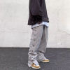 Custom Clothing Manufacturer Side Button Drawstring Waist Cotton Trousers