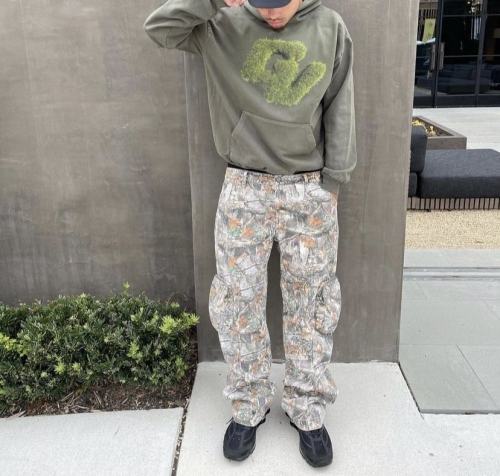 Custom Clothing Manufacturers Camouflage Cargo Pants 100% Cotton Pants