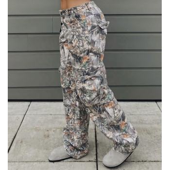 Custom Clothing Manufacturers Camouflage Cargo Pants 100% Cotton Pants