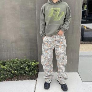 Custom Clothing Manufacturers Camouflage Cargo Pants 100% Cotton Pants
