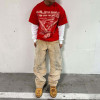 Custom Clothing Manufacturer Double Layer Long Sleeve Screen Printed Men's T-Shirt