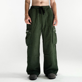 Custom Clothing Manufacturers Elastic Cord 100% Cotton Waist cargo pants