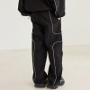 Custom Clothing Manufacturer Stripe Decoration 100% Nylon Embroidery Pants