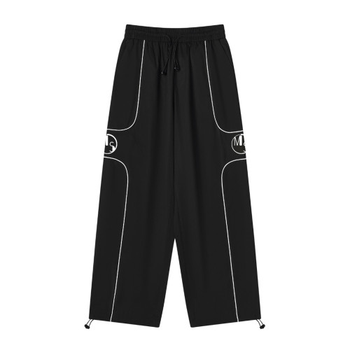 Custom Clothing Manufacturer Stripe Decoration 100% Nylon Embroidery Pants