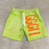 Custom Clothing Manufacturers Digital Printing Raw Hem Acid wash Shorts