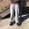 Custom Clothing Manufacturers 100% cotton Double waist Solid Color Sweatpants