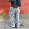 Custom Clothing Manufacturers 100% cotton Double waist Solid Color Sweatpants