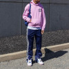 Custom Clothing Manufacturers 100% Cotton Striped Blank Straight Sweatpants