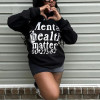Custom Clothing Manufacturer Digital Printed Pullover Raw Hem Hoodies