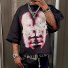 Custom Clothing Manufacturers Digital Printing Acid wash 100% cotton T-shirt