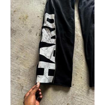 Custom Clothing Manufacturer Side Zipper Digital Printing High Waist Pants