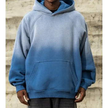 Custom Clothing Manufacturer Acid Washed 100% Cotton Blank Hoodie