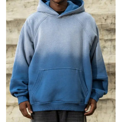 Custom Clothing Manufacturer Acid Washed 100% Cotton Blank Hoodie