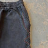 Custom Clothing Manufacturers Hot Diamond Embroidery Acid Wash Pants