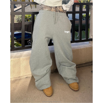 Custom Clothing Manufacturers Camouflage Double Belt Waist Drawstring Cotton Pants