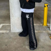 Custom Clothing Manufacturer Digital Printing Hot Diamond Straight Pants