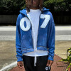 Custom Clothing Manufacturer Rivet Hem Acid Wash Applique Embroidery Hoodie