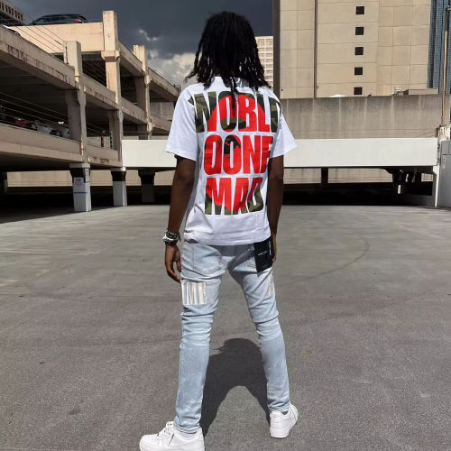 Custom Clothing Manufacturer Digital Printed 100% Cotton Round Neck T-Shirt