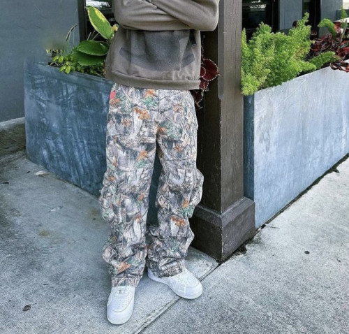 Custom Clothing Manufacturers Camouflage Twill Cargo Hunting Camo Pants