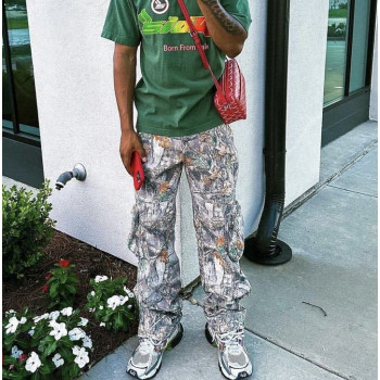 Custom Clothing Manufacturers Camouflage Twill Cargo Hunting Camo Pants
