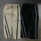Custom Clothing Manufacturers Striped 100% Nylon zipper Slit Pants