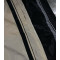 Custom Clothing Manufacturers Striped 100% Nylon zipper Slit Pants