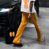 Custom Clothing Manufacturer 100% Cotton Striped Straight Leg Pants