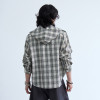 Custom Clothing Manufacturers Embroidered Plaid Cropped Jacket