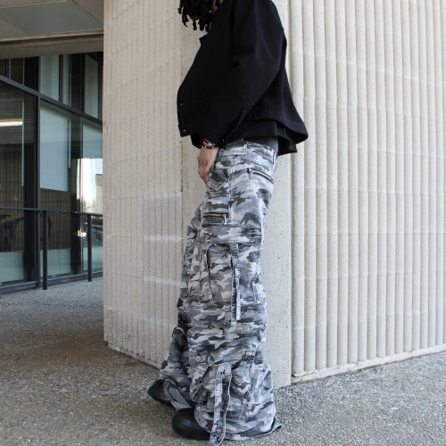 Custom Clothing Manufacturers 100% cotton Camouflage cargo pants