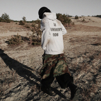 Custom Clothing Manufacturers Ripped and Dirty Digital Printed Hoodies