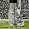 Custom Clothing Manufacturer Dirty Wide Leg Leisure Jeans
