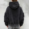Custom Clothing Manufacturers 100% Cotton Black Blank Pullover