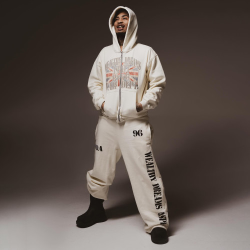 Custom Clothing Manufacturer 100% Cotton Digital Printed Zip-Up Hoodie