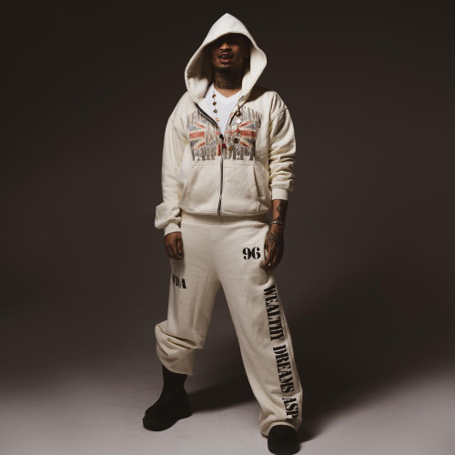 Custom Clothing Manufacturer 100% Cotton Digital Printed Zip-Up Hoodie