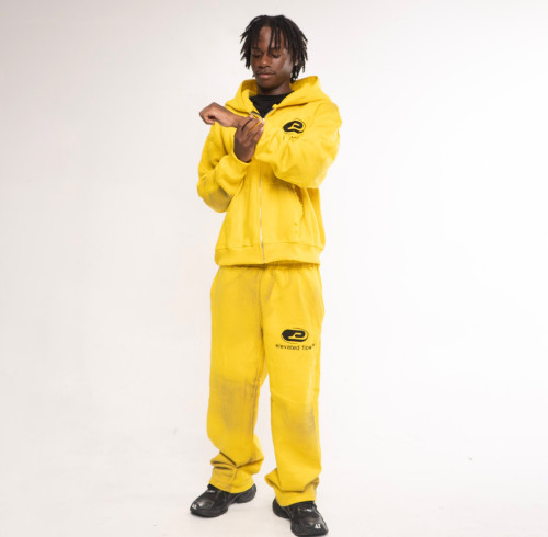 Custom Clothing Manufacturer Digital Printed Acid Wash Hoodies