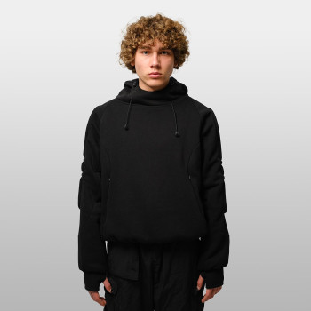 Custom Clothing Manufacturer Hood Drawstring Zipper Pocket Pullover Hoodie