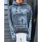 Custom Clothing Manufacturer Screen printing Distress Acid Wash Hoodie