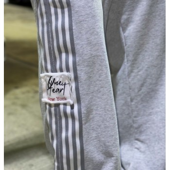 Custom Clothing Manufacturer Embroidery stripes Raw Casual Pants