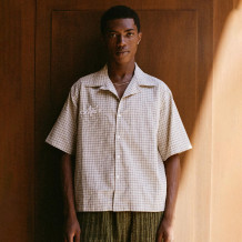 Custom Clothing Manufacturer Embroidery Short sleeve Button Cardigan Shirt