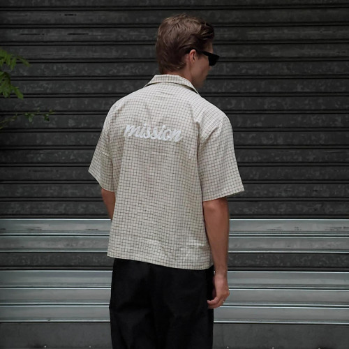 Custom Clothing Manufacturer Embroidery Short sleeve Button Cardigan Shirt