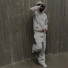 Custom Clothing Manufacturers Embroidery Logo 100% Cotton Zipper Hoodie Set