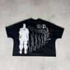 Custom Clothing Manufacturers raw digital printing Drop shoulder T-shirt