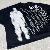 Custom Clothing Manufacturers raw digital printing Drop shoulder T-shirt