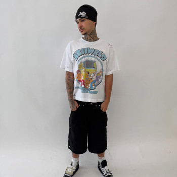 Custom Clothing Manufacturer Screen printing distress 100% cotton T-shirt