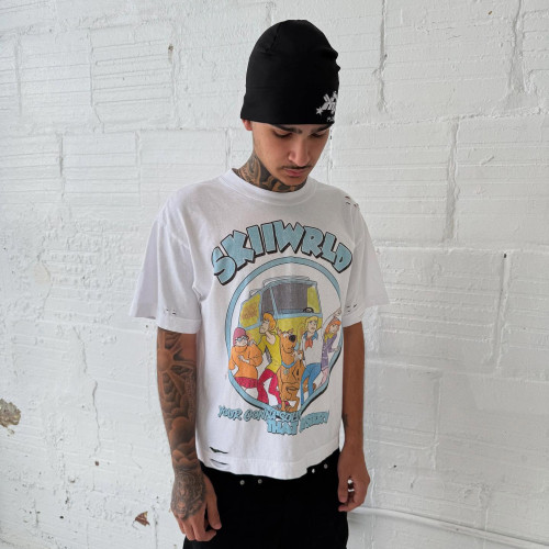 Custom Clothing Manufacturer Screen printing distress 100% cotton T-shirt