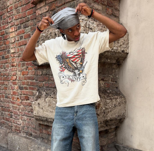 Custom Clothing manufacturers Screen printing 100% Cotton Custom logo T-shirt
