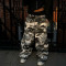 Custom Clothing manufacturers 100% nylon Camouflage distressed cargo pants